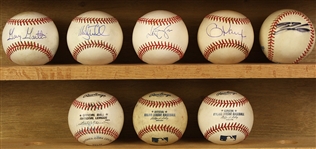 1995-2014 Game Used Baseball Collection - Lot of 8 w/ 5 Signed Including Don Baylor, Mickey Tettleton, Greg Vaughn, Gary Gaetti & More (MEARS LOA/JSA)