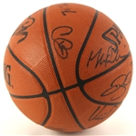 1998-99 Milwaukee Bucks Team Signed ONBA Stern Baketball w/ 14 Signatures Including Ray Allen, Glenn Robinson, George Karl & More (JSA)