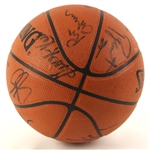1998-99 Milwaukee Bucks Team Signed ONBA Stern Baketball w/ 14 Signatures Including Ray Allen, Glenn Robinson, George Karl & More (JSA)