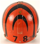 1981-92 Anthony Munoz Cincinnati Bengals Game Worn Helmet (MEARS LOA)