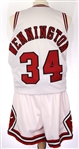 1997-98 Bill Wennington Chicago Bulls Signed Game Worn Home Uniform & Sneakers (MEARS LOA/JSA)