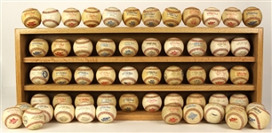 1978-2002 Game Used World Series Baseball Collection - Lot of 55 (MEARS LOA)