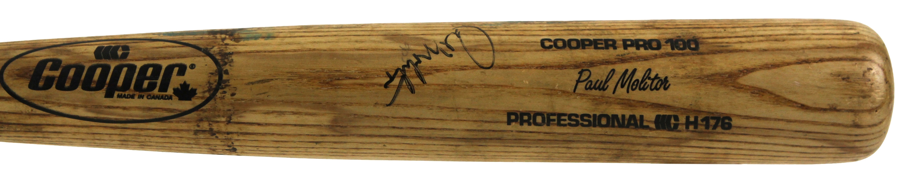 1980s-90s Paul Molitor Milwaukee Brewers Signed Cooper Professional Model Game Used Bat (MEARS A9.5/JSA)