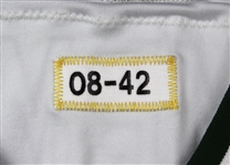 2008 Aaron Kampman Green Bay Packers Game Worn Road Jersey (MEARS LOA)