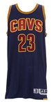 2014-2015 LeBron James Cleveland Cavaliers Road Jersey (MEARS LOA) “All For One, One For All”