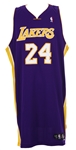 2008-2009 World Championship Season Kobe Bryant Los Angeles Lakers Game Jersey (MEARS LOA)