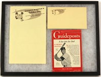 1950's-80's Mickey Mantle New York Yankees Memorabilia Collection - Lot of 15 w/ Pinbacks, Picture Pack, Miniature Bronze 1951 Topps Card & More