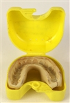 1990s Evander Holyfield World Heavyweight Champion Signed Mouthguard & Case (JSA)