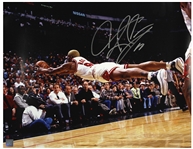 1990s Dennis Rodman Chicago Bulls Signed 16" x 20" Photo (JSA)