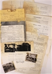 1960's Jayne Mansfield Documents & Photo Collection - Lot of 12 w/ 1 Signed (JSA)