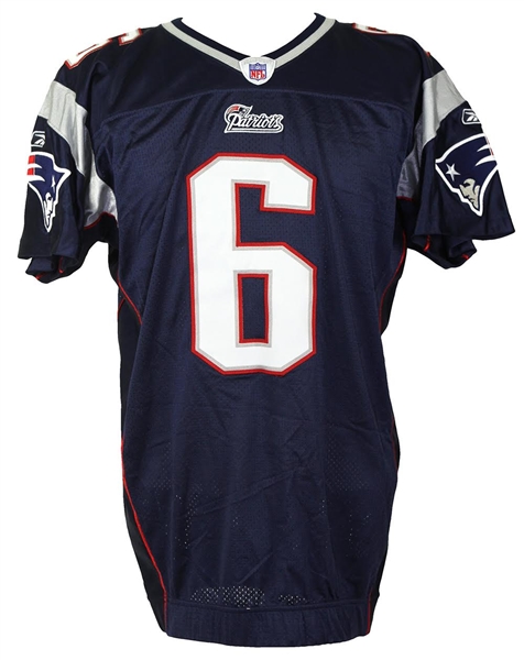 2006 Todd Mortensen New England Patriots Preseason Home Jersey (MEARS LOA)
