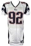 2008 Darrell Robertson New England Patriots Practice Squad Jersey (MEARS LOA)