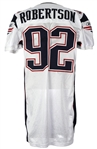 2008 Darrell Robertson New England Patriots Practice Squad Jersey (MEARS LOA)