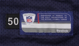 2009 Paris Lenon New England Patriots Preseason Home Jersey (MEARS LOA)