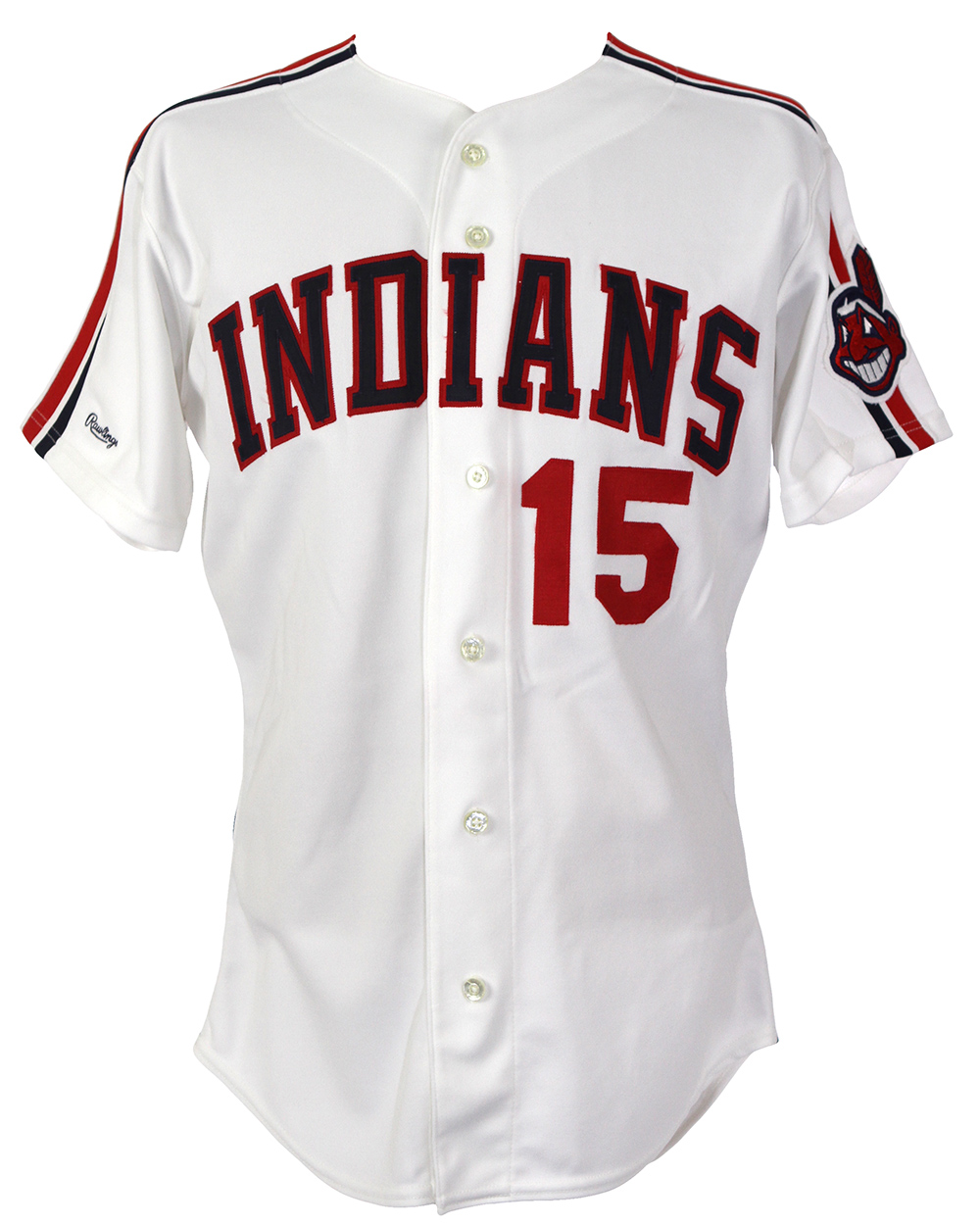 Lot Detail - 1989 Neil Allen Cleveland Indians Game Worn Home Jersey (MEARS  LOA)