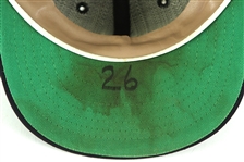 1967-74 Boston Red Sox Game Worn Cap (MEARS LOA)