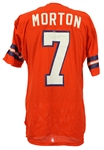 1977-78 Craig Morton Denver Broncos Signed Game Worn Home Jersey (MEARS LOA)