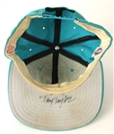 1999-2004 Tony Taylor Florida Marlins Signed Minor League Game Worn Cap (MEARS LOA)
