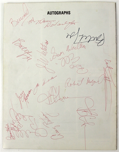 1982 Marquette Warriors Multi Signed Game of the Century Program w/ 16 Signatures Including Bo Ellis & More (MEARS LOA)