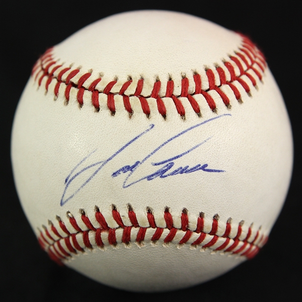 1985-89 Jose Canseco Oakland Athletics Signed OAL Brown Baseball (JSA)