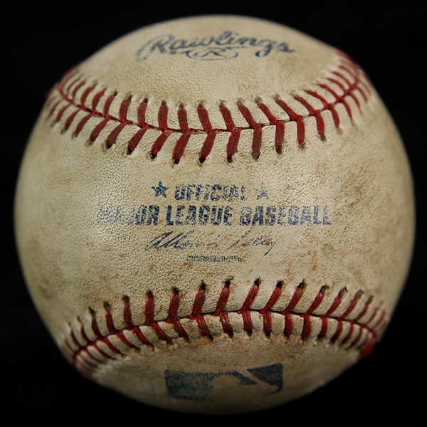 2000-14 Fenway Park OML Selig Game Used Baseball (MEARS LOA)