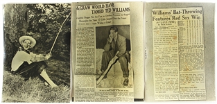 1940s Ted Williams Boston Red Sox Photo Collection - Lot of 3 (Ted Williams Collection)