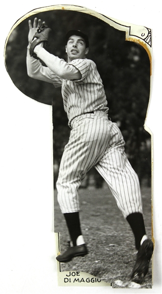 1930s Joe DiMaggio New York Yankees Original 4.5" x 8.75" Die Cut Photography (PSA/DNA Type I) 