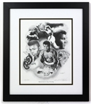 1993 Muhammad Ali King of the Ring 18" x 21" Framed Ronald Stephens Artist Signed Lithograph