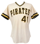 1984 Jim Winn Pittsburgh Pirates Game Worn Home Jersey (MEARS LOA)