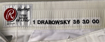 2000 Moe Drabowsky Baltimore Orioles Fantasy Camp Uniform Pants (MEARS LOA)