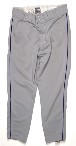 1999 Mike Kinkade New York Mets Game Worn Road Uniform Pants (MEARS LOA)