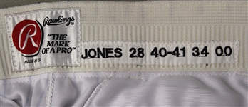 2000 Bobby Jones New York Mets Game Worn Home Uniform Pants (MEARS LOA)