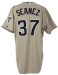 2005-06 Rudy Seanez San Diego Padres Signed Game Worn Road Jersey (MEARS LOA/JSA)