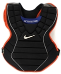 2008 Brian Schneider New York Mets Game Worn Chest Protector (MEARS LOA/Team COA)