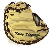 2006-09 Kelly Shoppach Cleveland Indians Reebok Catchers Mitt (MEARS LOA)