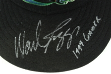 1999 Wade Boggs Tampa Bay Devil Rays Signed Game Worn Cap (MEARS LOA/JSA)