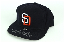 1993 Gary Sheffield San Diego Padres Signed Game Worn Cap (MEARS LOA/JSA)
