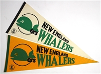 1972-1978 WHA Hockey 29” Pennant collection (12)