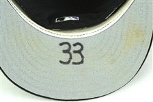 1999 Jose Canseco Tampa Bay Devil Rays Signed Game Worn Cap (MEARS LOA/JSA)