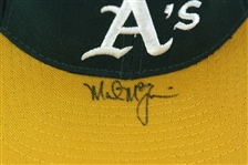 1986-88 Mark McGwire Oakland Athletics Signed Game Worn Cap (MEARS LOA/JSA)