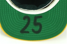 1986-88 Mark McGwire Oakland Athletics Signed Game Worn Cap (MEARS LOA/JSA)