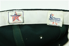 1985-87 Jose Canseco Oakland Athletics Signed Game Worn Cap (JSA)