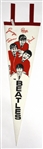 1960s Irwin Specialties Beatles Rock N Roll 23” Pennant