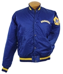 1990-93 circa Milwaukee Brewers Quilted Starter Jacket (MEARS LOA)