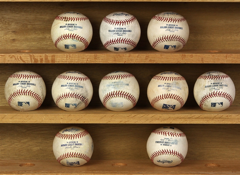 Lot Detail - 2000's Official Major & Minor League Game Used Baseball ...