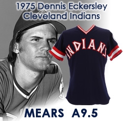 1975 Dennis Eckersley Cleveland Indians Game Worn Jersey (MEARS A9.5)