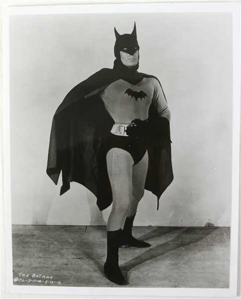 1943 Batman 8" x 10" B&W Production Photo (PSA/DNA Type IV)