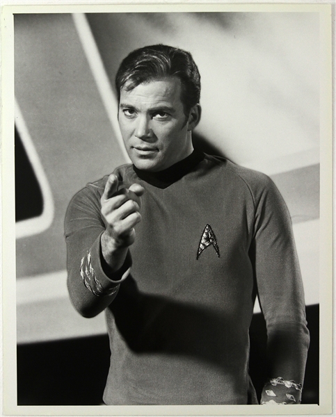1960s William Shatner Captain Kirk Star Trek 8" x 10" Production Photo (PSA/DNA Type II)