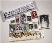 1980's-2000's Baseball Football Baketball Memorabilia Collection - Lot of 200+ w/ Hank Aaron/Eddie Matthews Signed 30 x 34 Photo, Trading Cards, Baseballs & More (JSA)