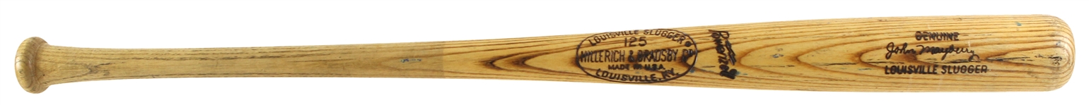 1973-75 John Mayberry Kansas City Royals H&B Louisville Slugger Professional Model Game Used Bat (MEARS LOA)